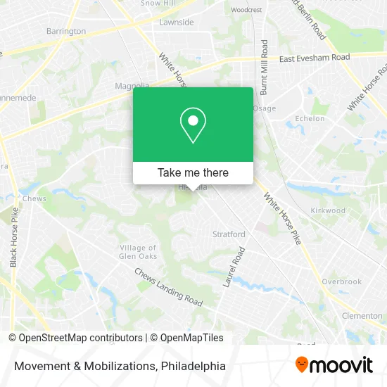 Movement & Mobilizations map