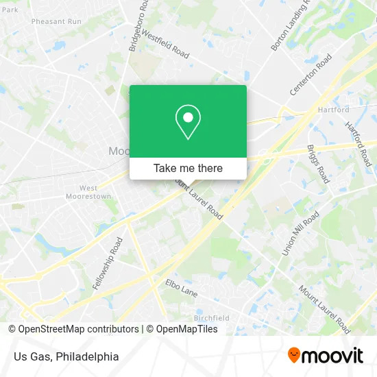 Us Gas map