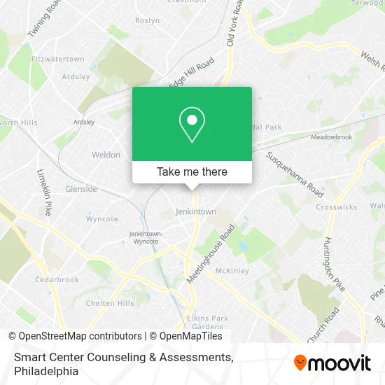 Smart Center Counseling & Assessments map