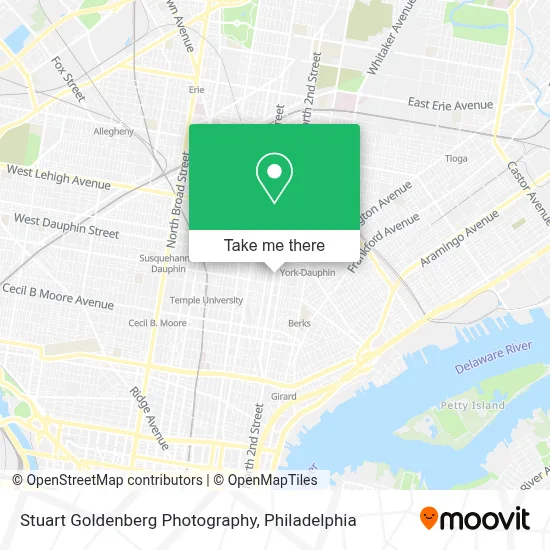 Stuart Goldenberg Photography map