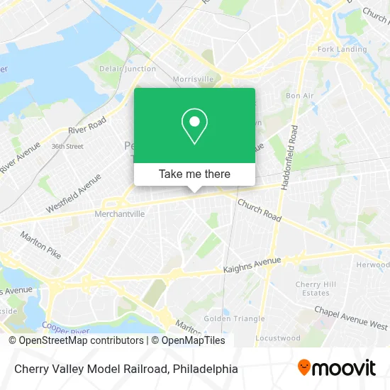 Cherry Valley Model Railroad map