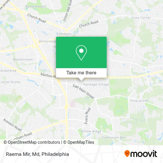 Raema Mir, Md map