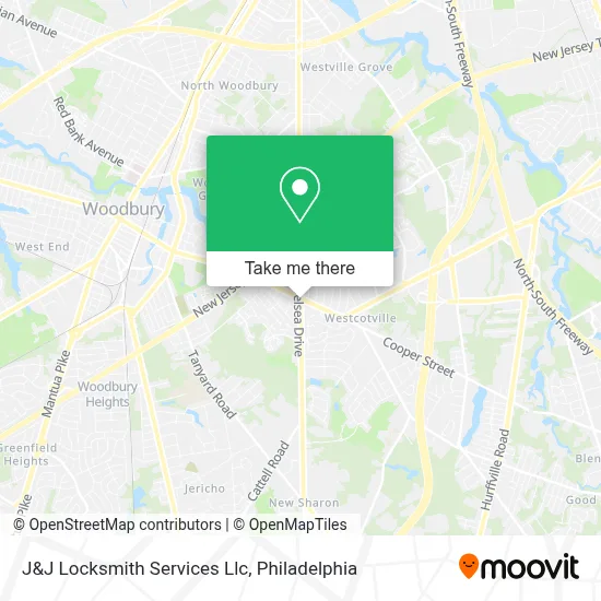 J&J Locksmith Services Llc map