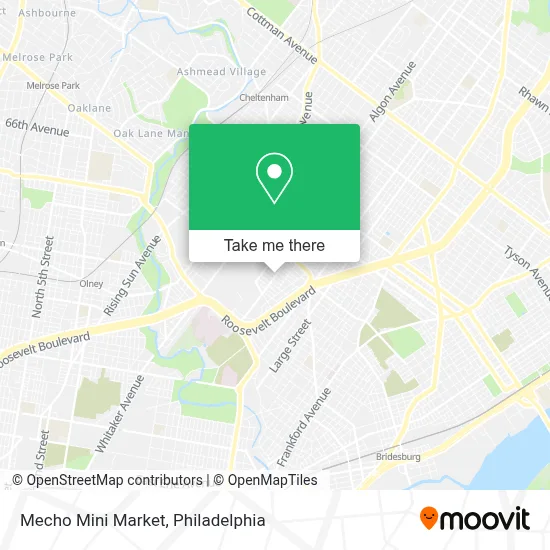 Mecho Mini Market map