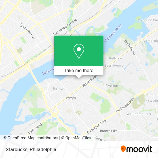 Starbucks map