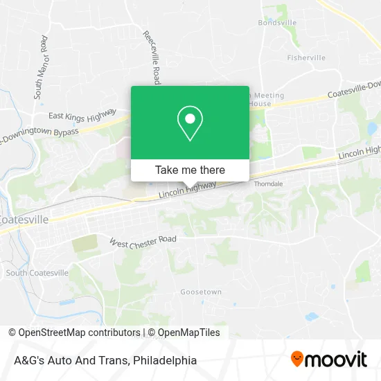 A&G's Auto And Trans map