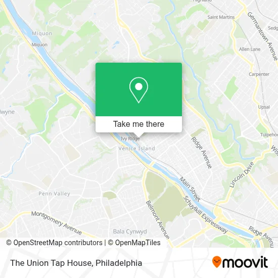 The Union Tap House map