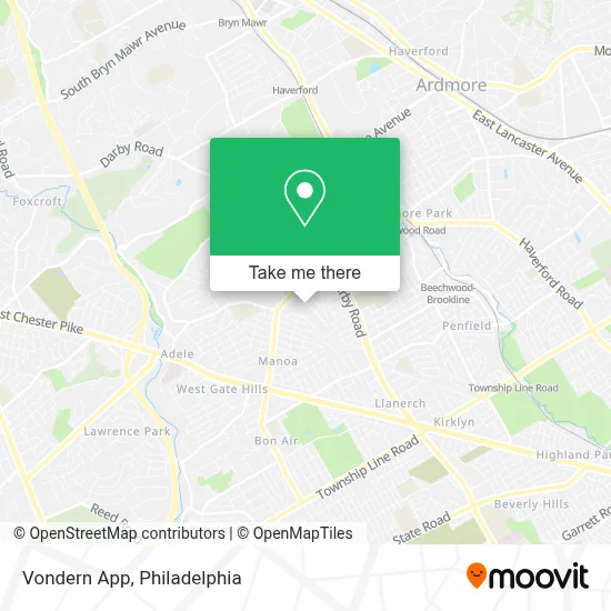 Vondern App map