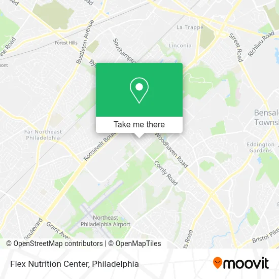 Flex Nutrition Center map