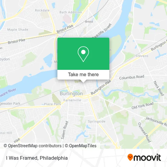 I Was Framed map