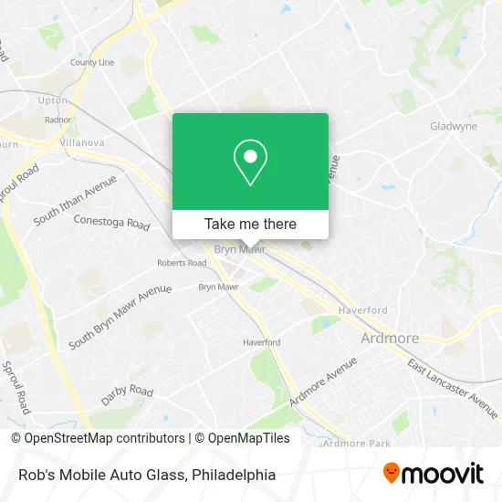 Rob's Mobile Auto Glass map