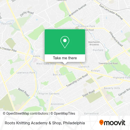 Roots Knitting Academy & Shop map