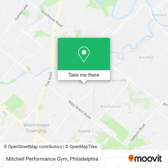 Mitchell Performance Gym map
