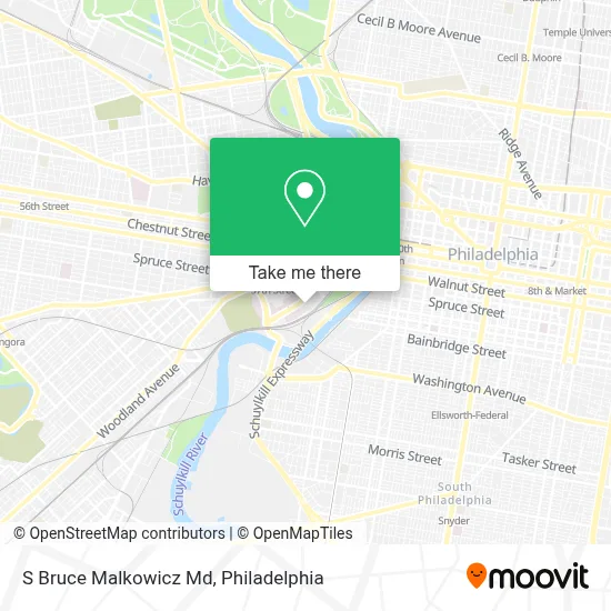 S Bruce Malkowicz Md map