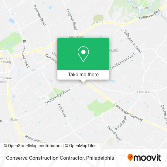 Conserva Construction Contractor map