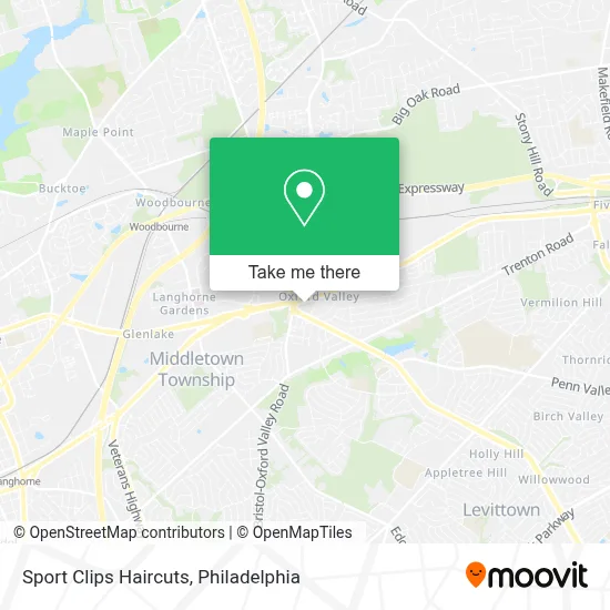 Sport Clips Haircuts map