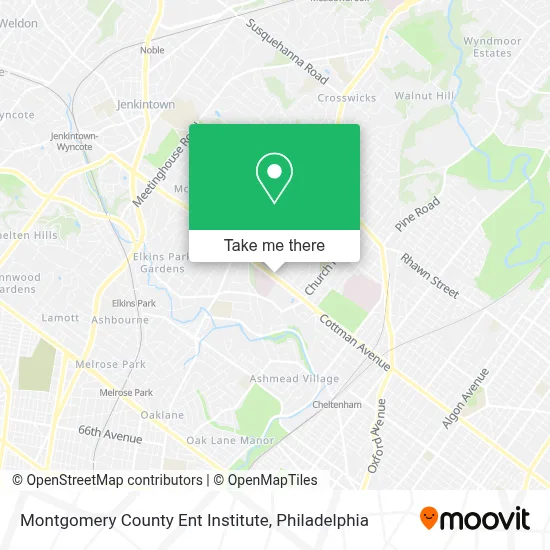 Montgomery County Ent Institute map