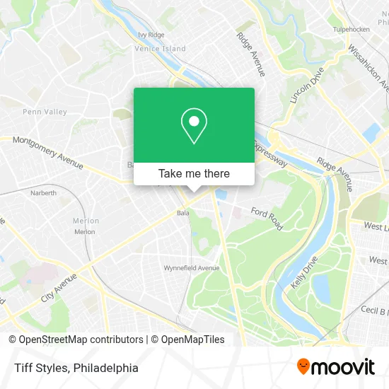 Tiff Styles map