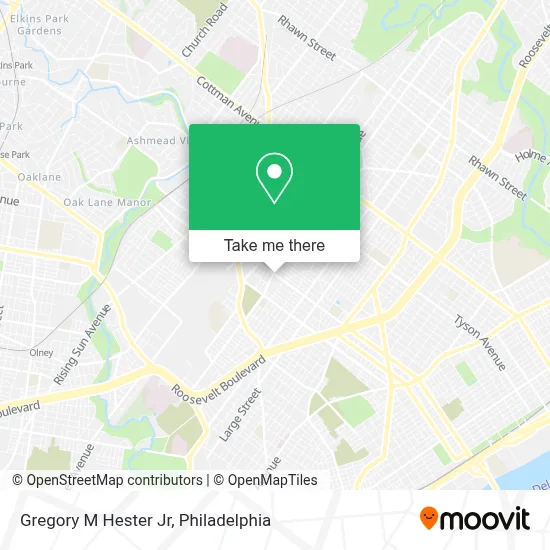 Gregory M Hester Jr map