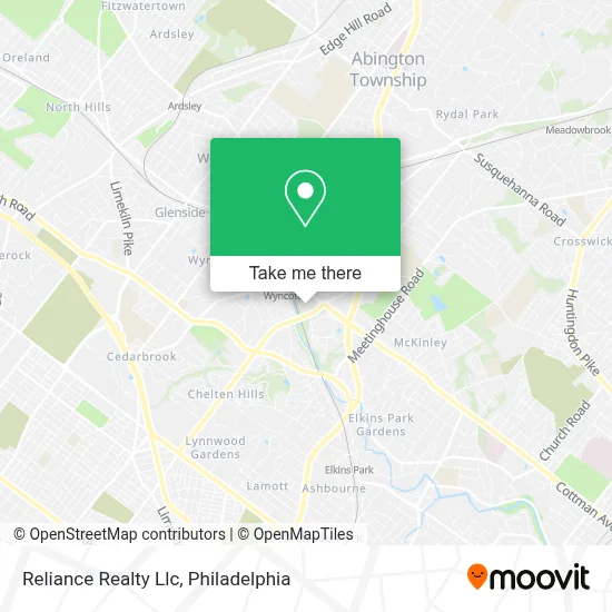 Reliance Realty Llc map