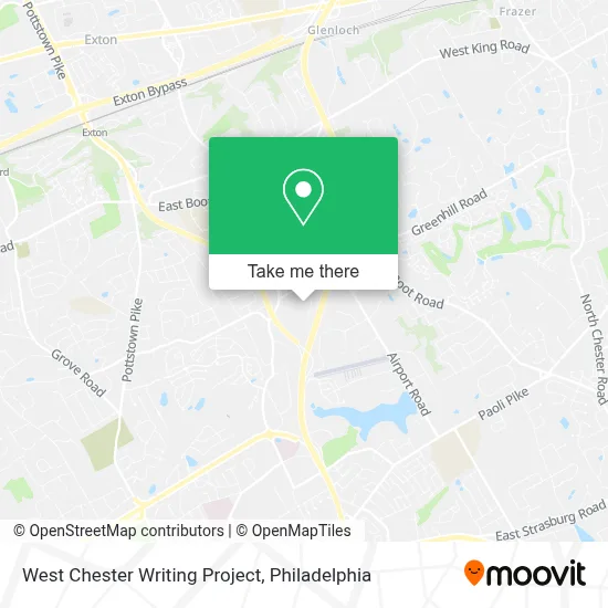 West Chester Writing Project map