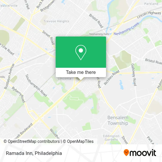 Ramada Inn map