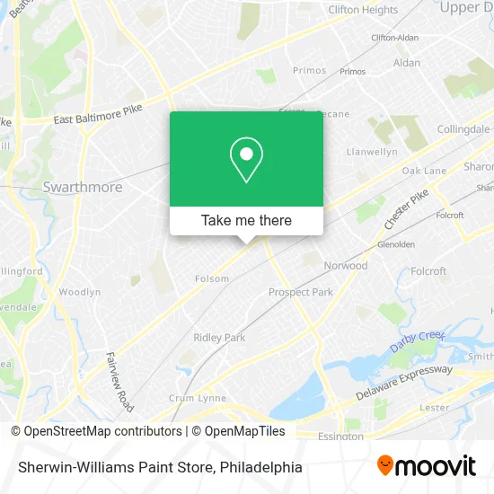 Sherwin-Williams Paint Store map