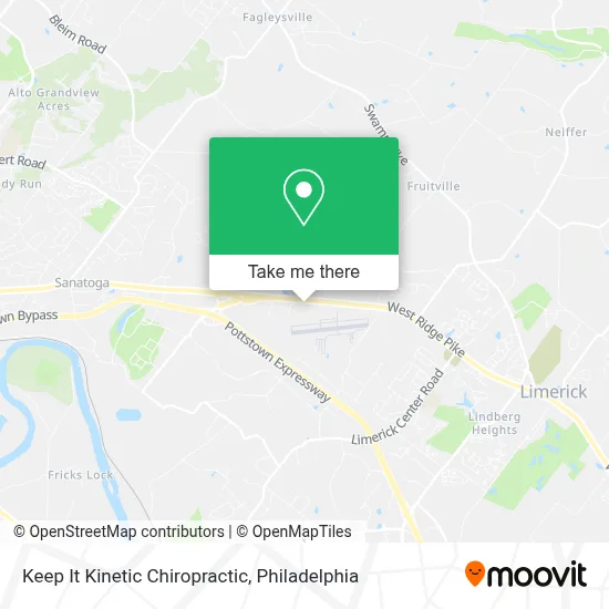 Keep It Kinetic Chiropractic map