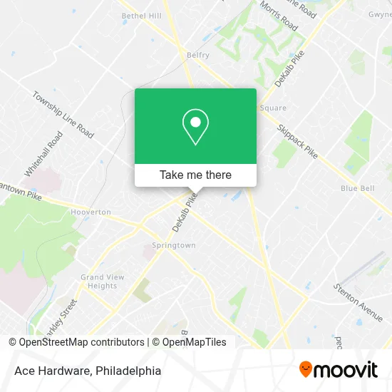Ace Hardware map