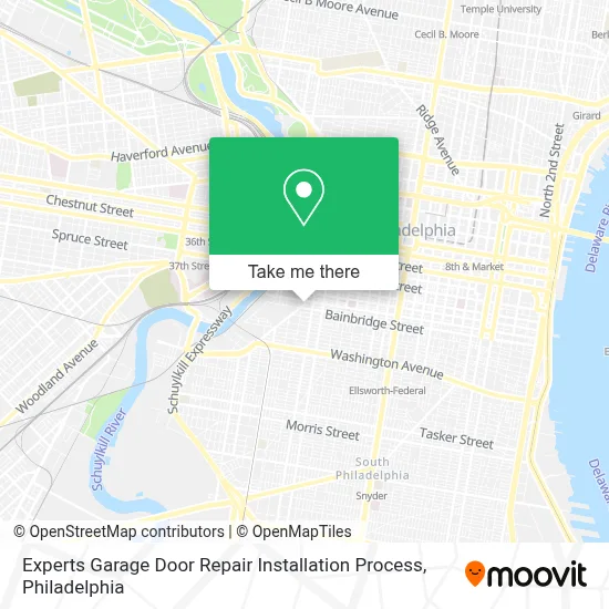 Experts Garage Door Repair Installation Process map
