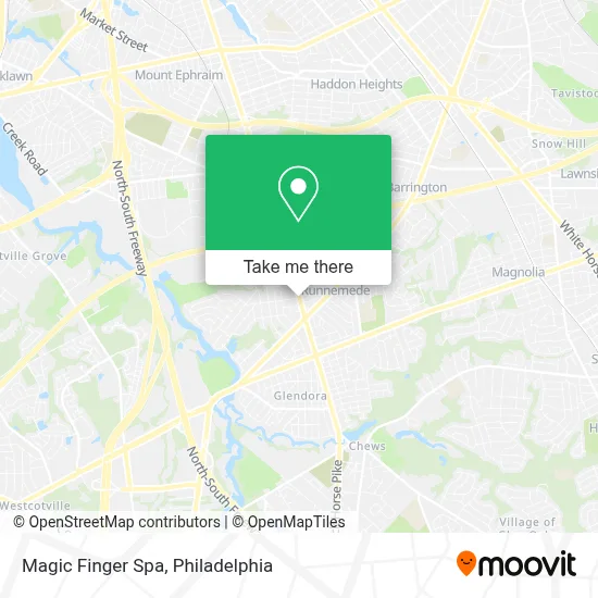 Magic Finger Spa map