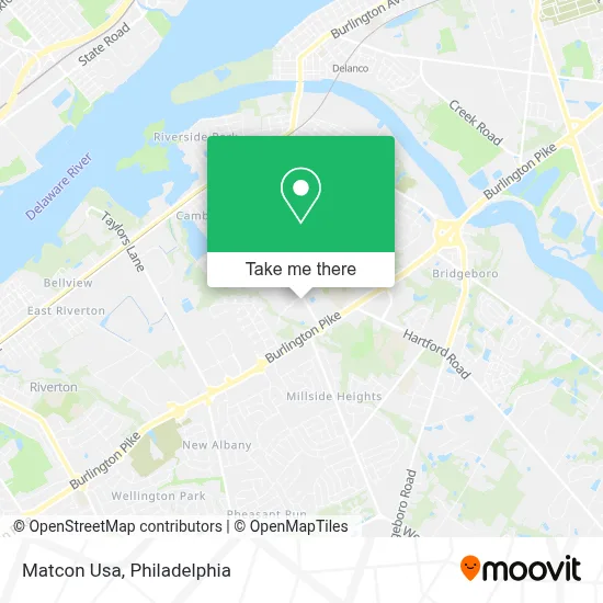 Matcon Usa map
