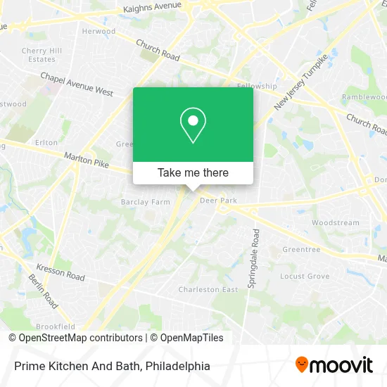 Prime Kitchen And Bath map