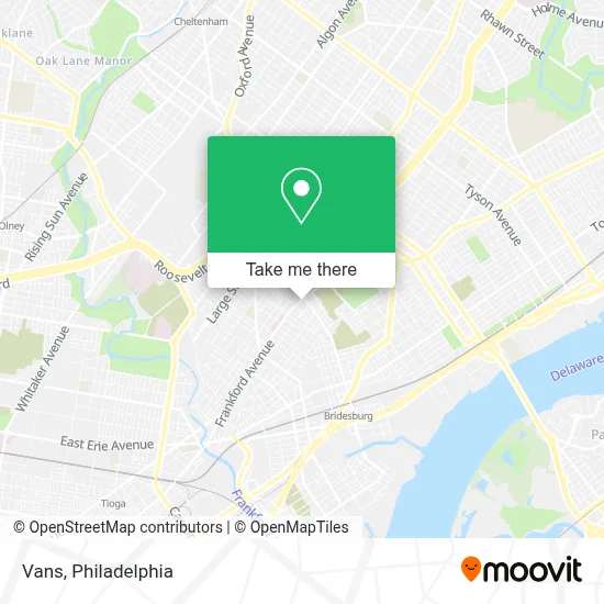 Vans map