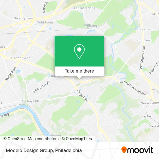 Modelo Design Group map