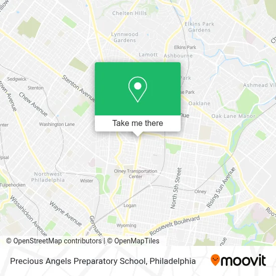 Precious Angels Preparatory School map