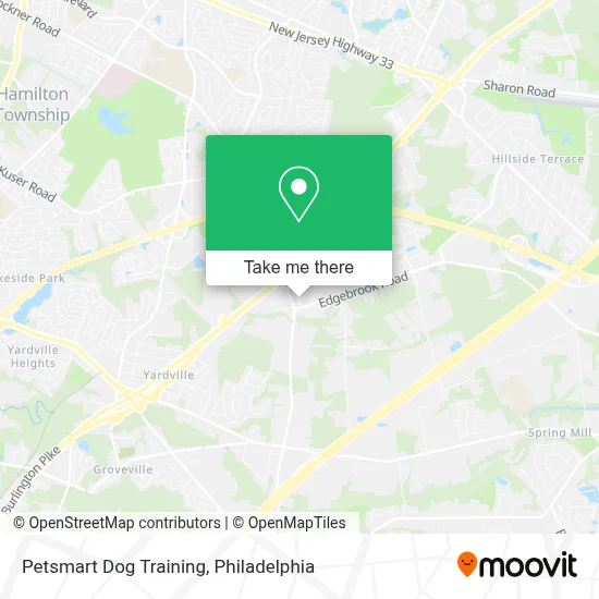Petsmart Dog Training map