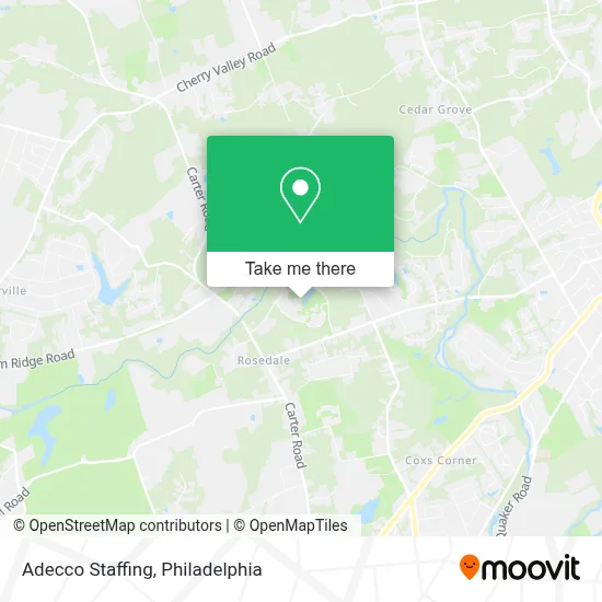 Adecco Staffing map