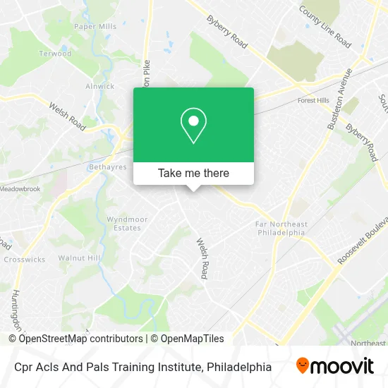 Cpr Acls And Pals Training Institute map