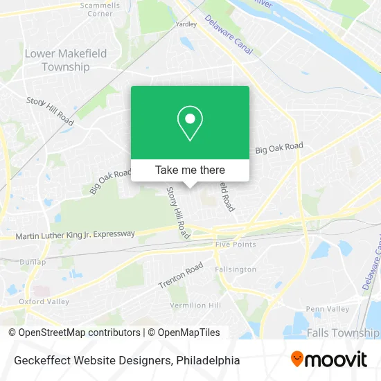 Geckeffect Website Designers map