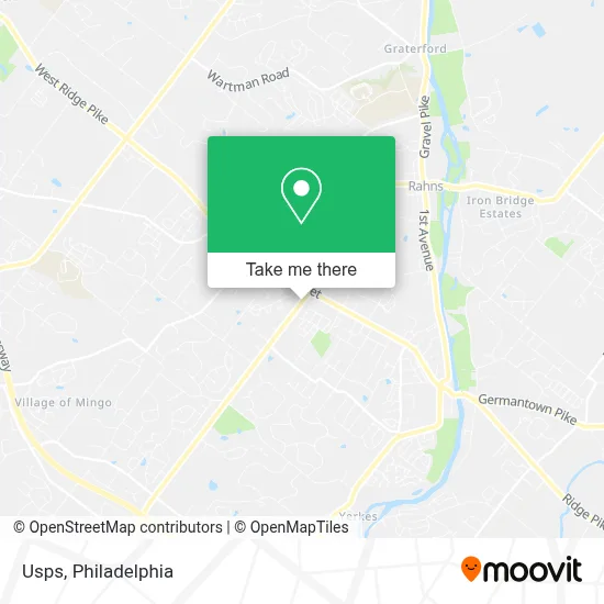 Usps map