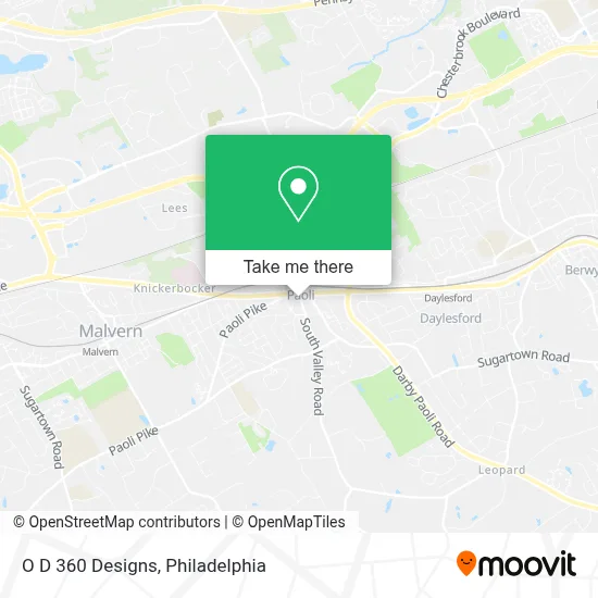 O D 360 Designs map
