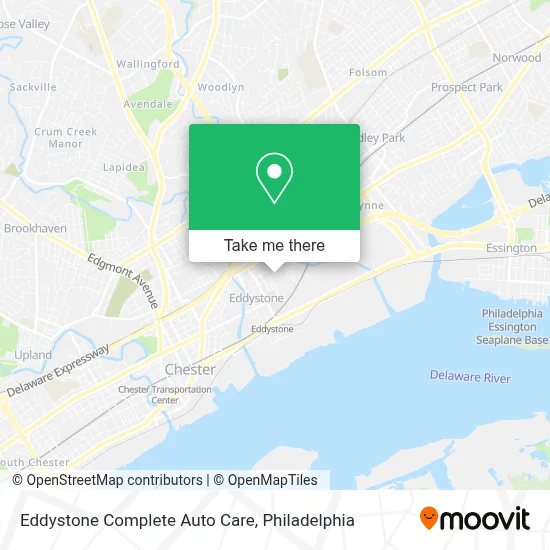 Eddystone Complete Auto Care map