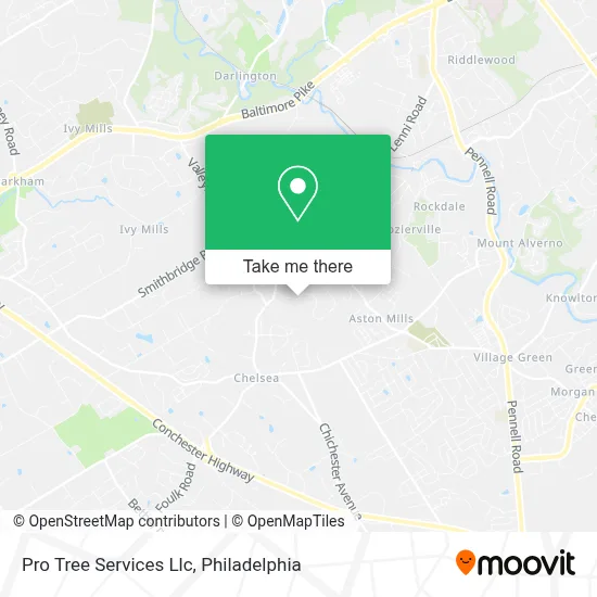 Pro Tree Services Llc map