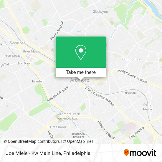 Joe Miele - Kw Main Line map