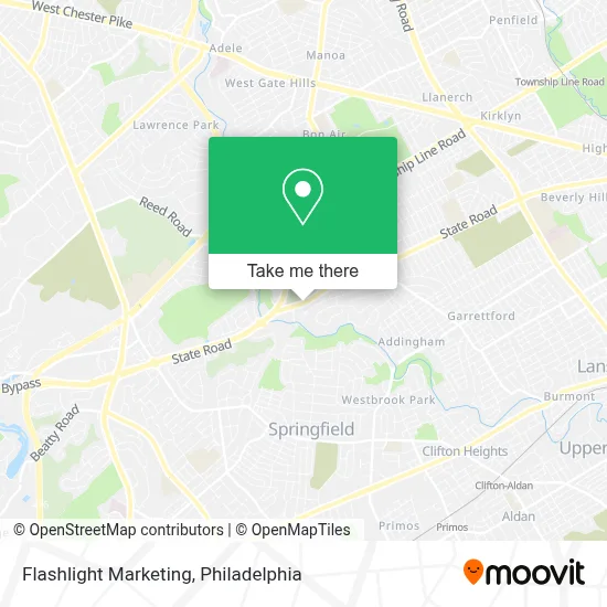 Flashlight Marketing map