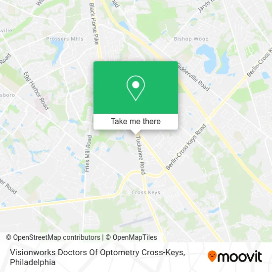 Visionworks Doctors Of Optometry Cross-Keys map