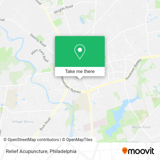 Relief Acupuncture map