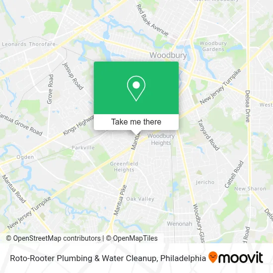 Roto-Rooter Plumbing & Water Cleanup map
