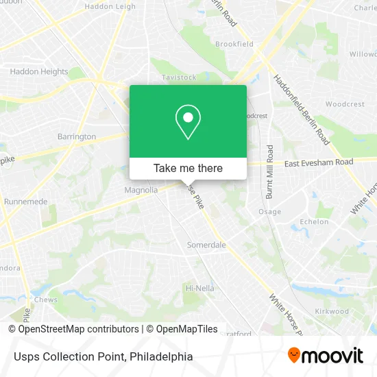 Usps Collection Point map